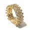 18 KT Yellow Gold  Ring with 1.56 Ct SI1 Diamonds
