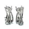 High End Swiss quality  Zircones Earrings in .925 Sterling Silver
