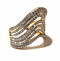 1.04Cts Diamonds in 18KT Yellow Gold Ring.