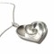 .925 Sterling Silver Heart Necklace with Swiss Quality Zircons