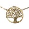 18 Kt Yellow Gold Tree of Life Necklace