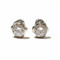 Adult/Youth/girls Large studs in 14kt gold with zircon