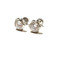 Adult/Youth/girls Large studs in 14kt gold with zircon