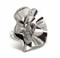 Satin Finish ring with Swiss quality Zircons in .925 Sterling Silver