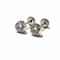 14Kt White Gold Round Classic Stud (Medium)