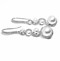 925 Sterling Silver and Fresh Water Pearl Long Earrings