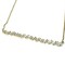 High End Swiss quality  Baguettes Zircones Necklace with 18Kt Yellow Gold Over .925 Sterling Silver