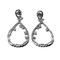 .925 Sterling Silver and  Crystals Earrings