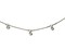 14 Kt White Gold Necklace with 0.30 Ct Diamonds adjustable length