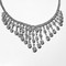 High End Necklace with Swiss Quality Zircons in 925 Sterling Silver