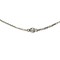 0.11 Ct Diamond Necklace in 14 Kt white Gold adjustable length