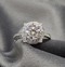 18Kt White Gold and 2.304 Ct  White Moissanite Ring