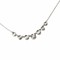 14 Kt white Gold necklace with 0.21 Ct Diamonds adjustable length