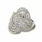 18 KT White Gold Ring with 1.51 Ct SI1 Diamonds