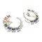 925 Sterling Silver High End Rainbow Earrings