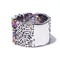 925 Sterling Silver High End Rainbow Ring Confetti