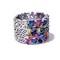 925 Sterling Silver High End Rainbow Ring Confetti