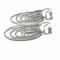 High End 925 Sterling Silver Earrings Oval Shape