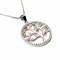 Tree  of Life with sqaure chain in 925 Sterling Silver