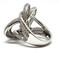 Large ring with Swiss quality Zircons in .925 Sterling Silver