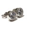 14Kt White Gold Round Classic Stud (Large)