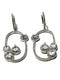 .925 Sterling Silver and  Crystals Earrings