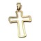 18Kt yellow Gold and Mother of Pearl Cross