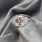 18Kt White Gold and 9.00 Ct Emerald Cut White Moissanite Ring