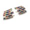 925 Sterling Silver High End Rainbow Earrings 4 Layers