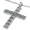 High End Swiss quality Baguettes Zircones Cross in .925 Sterling Silver