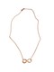 Eternity necklace made in 18Kt Rose Gold with 0.50 Ct SI1 Diamonds