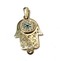 18Kt Yellow Gold and Cz's Hand of God/ Hamsa / Hand of Fatima