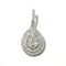 18 KT White Gold Pendant with 0.93 Ct SI1 Diamonds