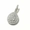 18 KT White Gold Pendant with 0.93 Ct SI1 Diamonds