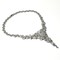 High End Necklace with Swiss Quality Zircons in 925 Sterling Silver