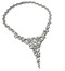 High End Necklace with Swiss Quality Zircons in 925 Sterling Silver