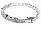 High End Swiss quality  Baguettes Zircones Bracelet in .925 Sterling Silver