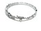 High End Swiss quality  Baguettes Zircones Bracelet in .925 Sterling Silver
