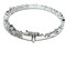 High End Swiss quality  Baguettes Zircones Bracelet in .925 Sterling Silver