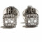 18Kt White Gold and 0.70 Ct Diamond Cushion  Studs