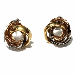 18KT White, Yellow and Rose Gold Studs
