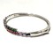 Rainbow Baguttes Layered Bracelet with Swiss Quality Zircons in 925 Sterling Silver