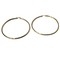 14 Kt Yellow Gold Large Hoops