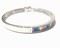 925 STERLING SILVER HIGH END RAINBOW BRACELET BAGUETTES